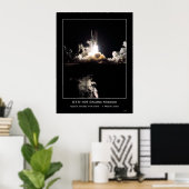 Poster Navette spatiale Columbia Levée - 1er mars 2002 (Bureau à domicile)