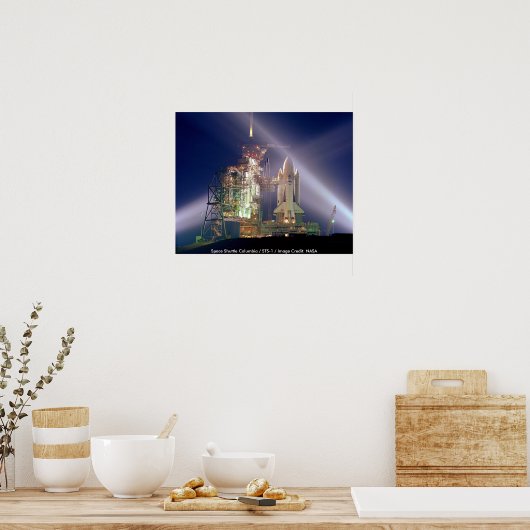 Poster / Navette spatiale Columbia / STS-1 (Cuisine)