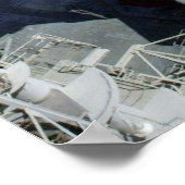 Poster Navette spatiale Columbia sur le plan de lancement (Coin)