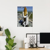 Poster Navette spatiale Columbia sur le plan de lancement (Bureau à domicile)