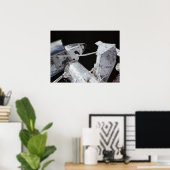 Poster Navette spatiale Endeavor amarrée avec l'ISS (Bureau à domicile)