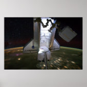 Poster Navette spatiale Endeavor ancrée à l'ISS (2011) (Devant)