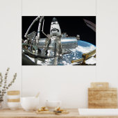 Poster Navette spatiale Endeavor & ISS (Cuisine)