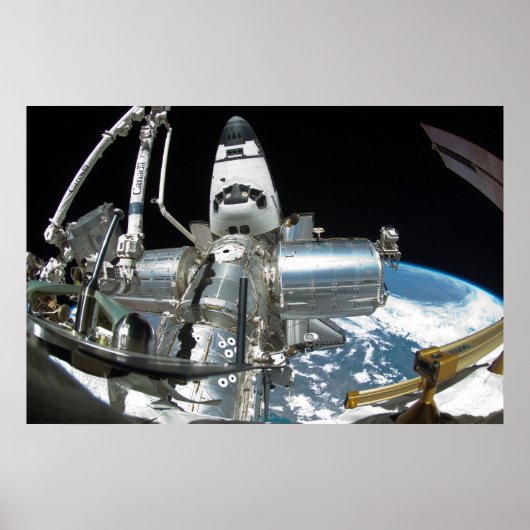 Poster Navette spatiale Endeavor & ISS (Devant)