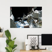 Poster Navette spatiale Endeavor & ISS (Bureau à domicile)
