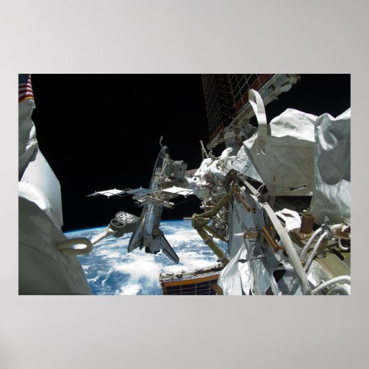 Poster Navette spatiale Endeavor & ISS (Devant)