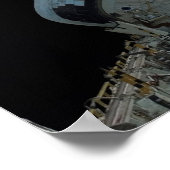 Poster Navette spatiale Endeavor & ISS (Coin)