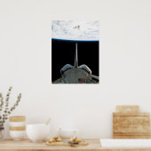 Poster Navette spatiale Endeavor & ISS (Cuisine)