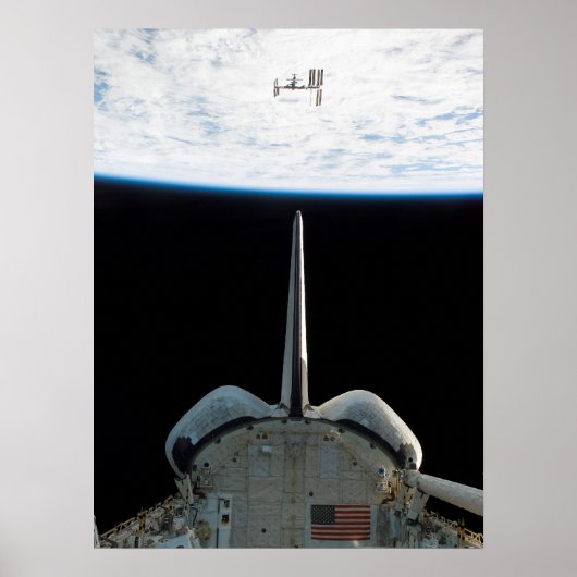 Poster Navette spatiale Endeavor & ISS (Devant)