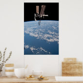 Poster Navette spatiale Endeavor & ISS (Cuisine)