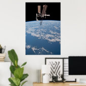 Poster Navette spatiale Endeavor & ISS (Bureau à domicile)