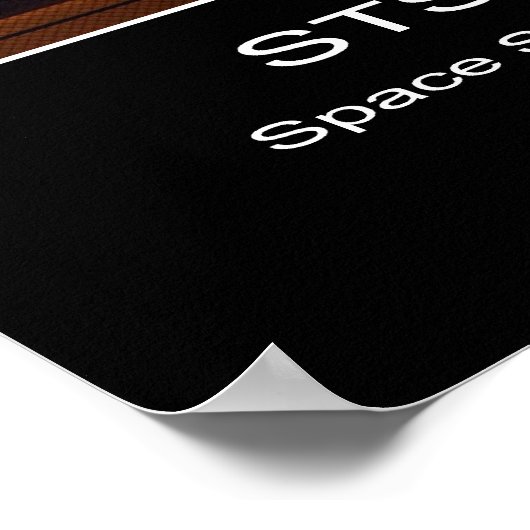 Poster Navette spatiale Endeavor Levée STS-108 (Coin)