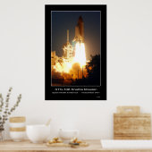 Poster Navette spatiale Endeavor Levée STS-108 (Cuisine)