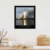 Poster Navette spatiale Endeavor Lift off STS - 69 (Cuisine)