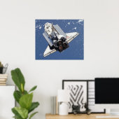 Poster Navette spatiale Endeavour (Bureau à domicile)