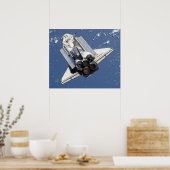 Poster Navette spatiale Endeavour (Cuisine)