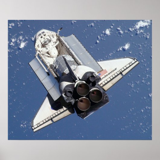 Poster Navette spatiale Endeavour (Devant)