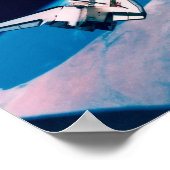 Poster Navette spatiale et gare en Orbit (Coin)