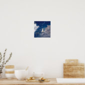 Poster Navette spatiale NASA Endeavor STS-113 Earth Orbit (Cuisine)