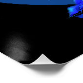 Poster Navette spatiale vintage Blue Space (Coin)