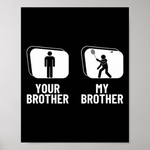 Poster Navette Ton Frère Ma Frère Soeur Drôle