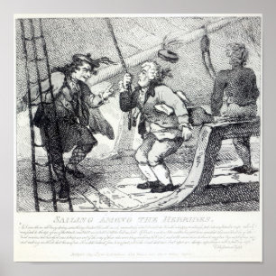 Poster Navigation parmi le Hebrides