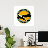 Poster Navigazione Aerea ~ Genova (Bureau à domicile)