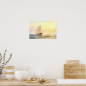 Poster Naviguer dans la brume dorée (Cuisine)