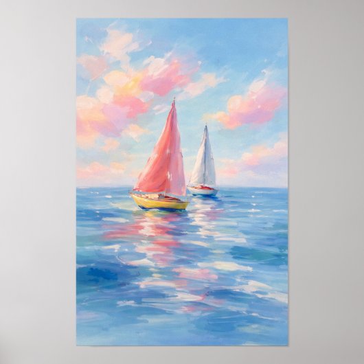 Poster Naviguer dans les mers de barbe à papa | Impressio (Devant)