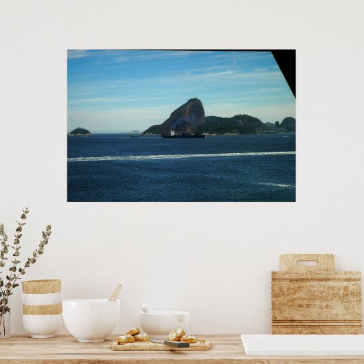 Poster Navio na baia (Cuisine)