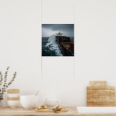 Poster Navire cargo en haute mer (Cuisine)