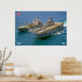 POSTER NAVIRE D'ASSAUT AMPHIBIEUX - LHD-2 (Cuisine)