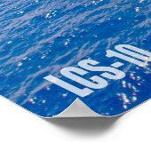 POSTER NAVIRE DE COMBAT LITTORAL - LCS-10 (Coin)