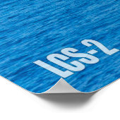 POSTER NAVIRE DE COMBAT LITTORAL - LCS-4 (Coin)