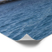 Poster Navire de croisière tropicale (Coin)