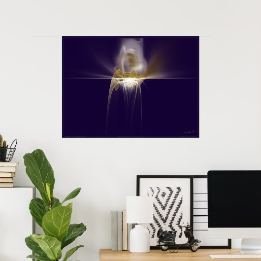 POSTER NAVIRE DE LUMIÈRE (Bureau à domicile)