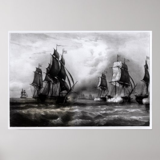 Poster Navire de "Ranger" de John Paul Jones, 1793 (Devant)