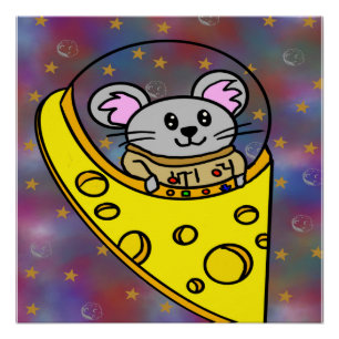 Poster navire de souris