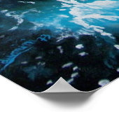 Poster Navire en mer dans la tempête (Coin)