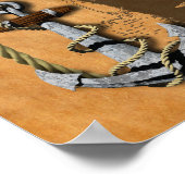 Poster Navire Et Carte Vintages Nautiques (Coin)