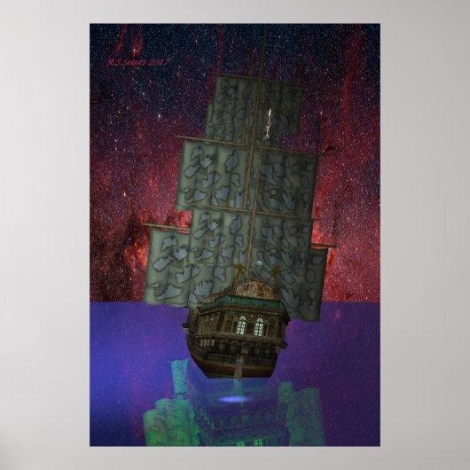 Poster navire fantôme (Devant)