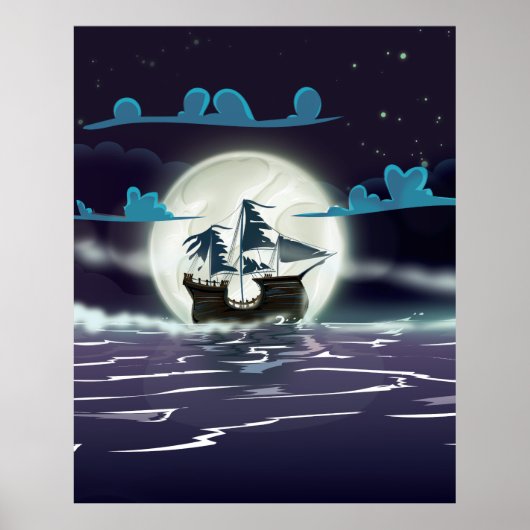Poster Navire fantôme (Devant)