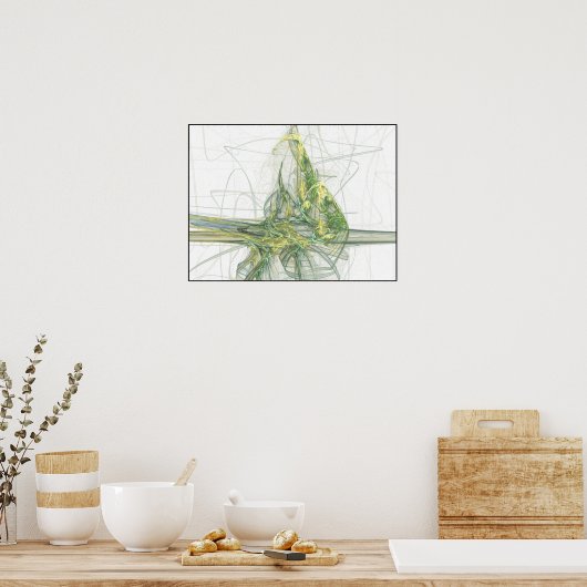 Poster Navire fractal (Cuisine)