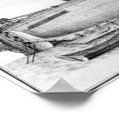 Poster Navire gisant sur sa coque (Coin)