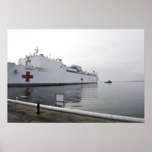 Poster Navire hospitalier du Commandement maritime milita