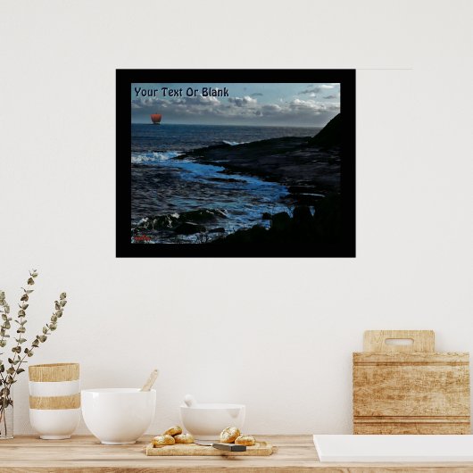 Poster Navire long Viking de Wick Bay (Cuisine)