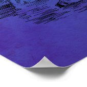 Poster Navire nautique et pieuvre (Coin)