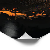 Poster Navire naviguant la nuit (Coin)