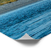 Poster Navire panoramique arrivant sur l'île, canal beagl (Coin)