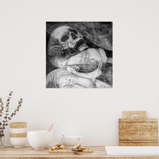 POSTER NAVIRE PERDU DANS LE DÉSERT (Cuisine)